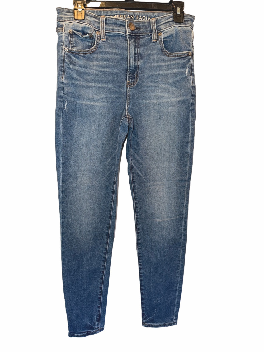 American Eagle Outfitters Light Wash High-Rise Jegging Jeans, SZ 10, (T1-366)